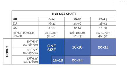 120 Denier Opaque Tights: Navy / 16-18: XL