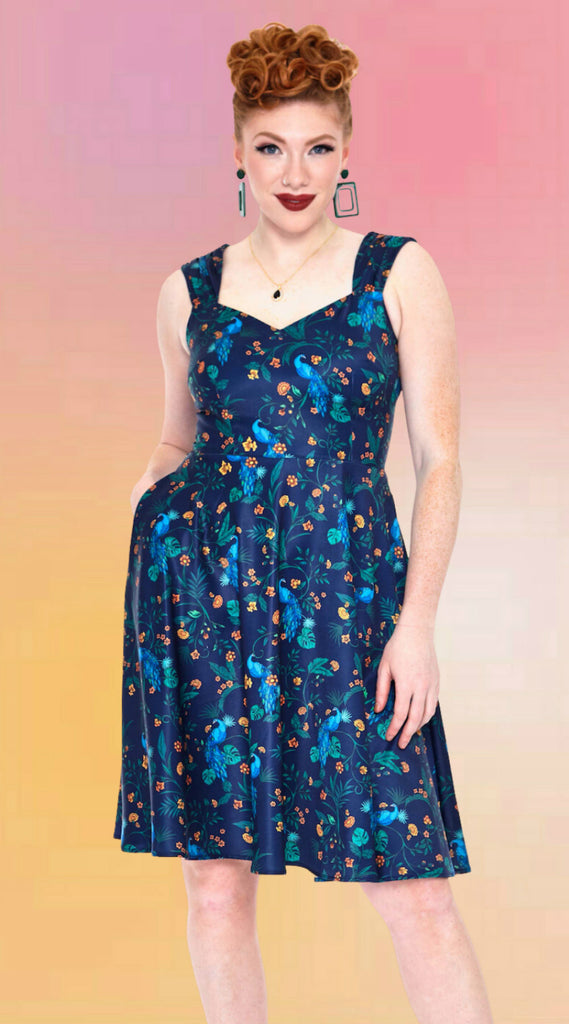 Proud As A Peacock Dress