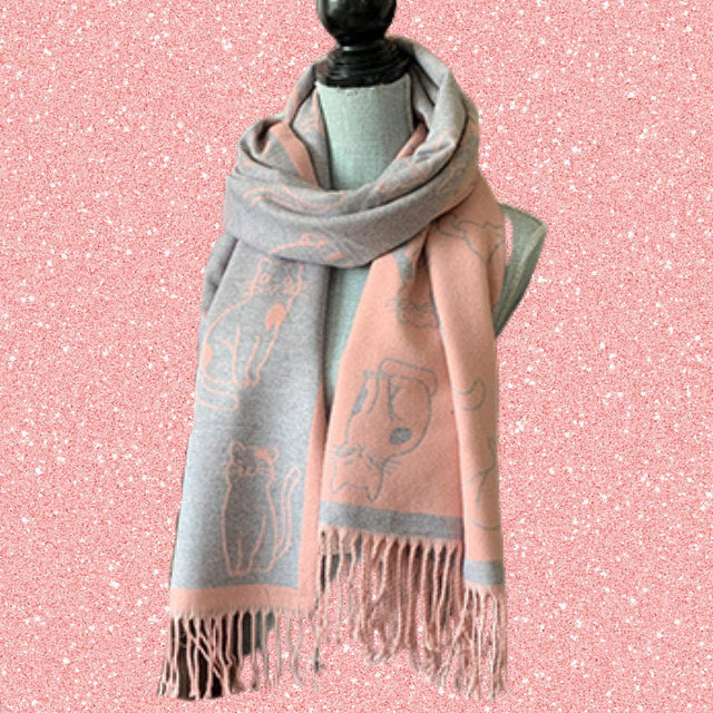 Kitty Cashmere Feel Scarf