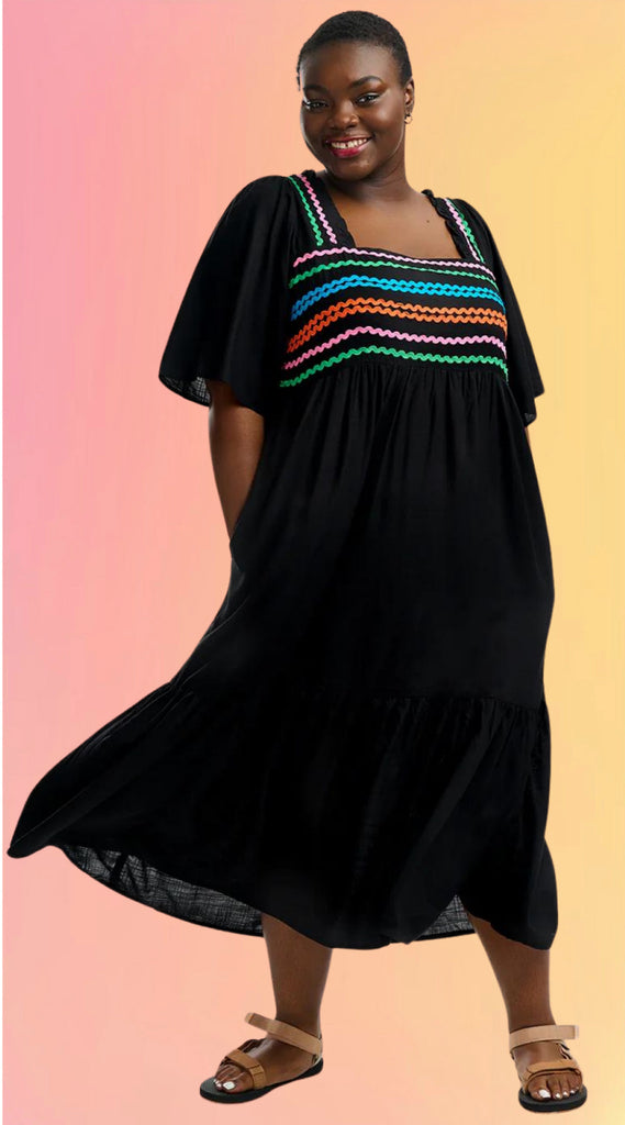 Rainbow RicRac Dress