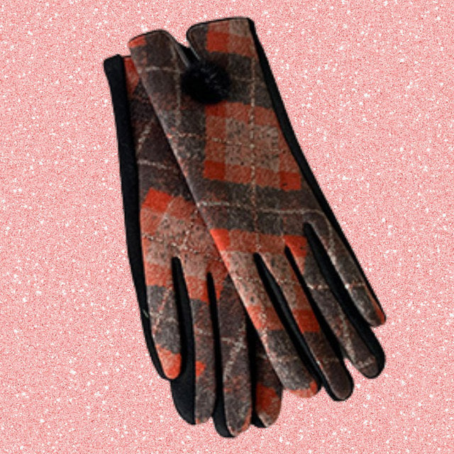 Red Vintage Paid Gloves