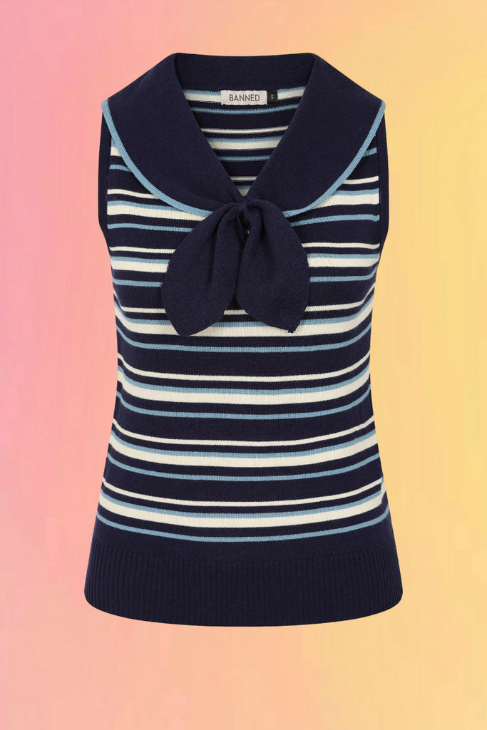 Sailor Stripes Knit Top