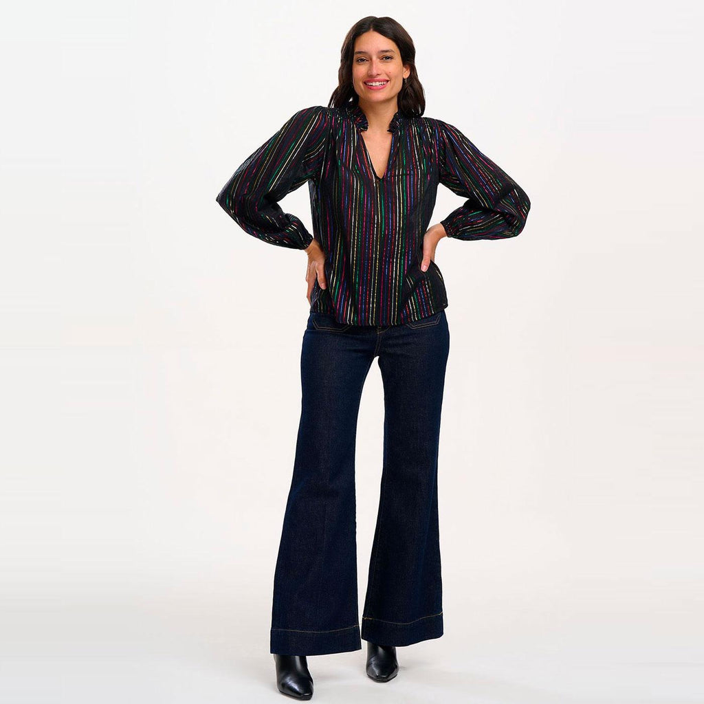 Electra Metallic Rainbow Blouse