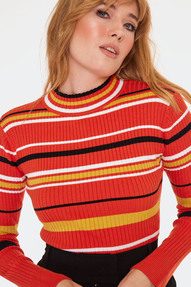 Candy Corn Stripes Sweater