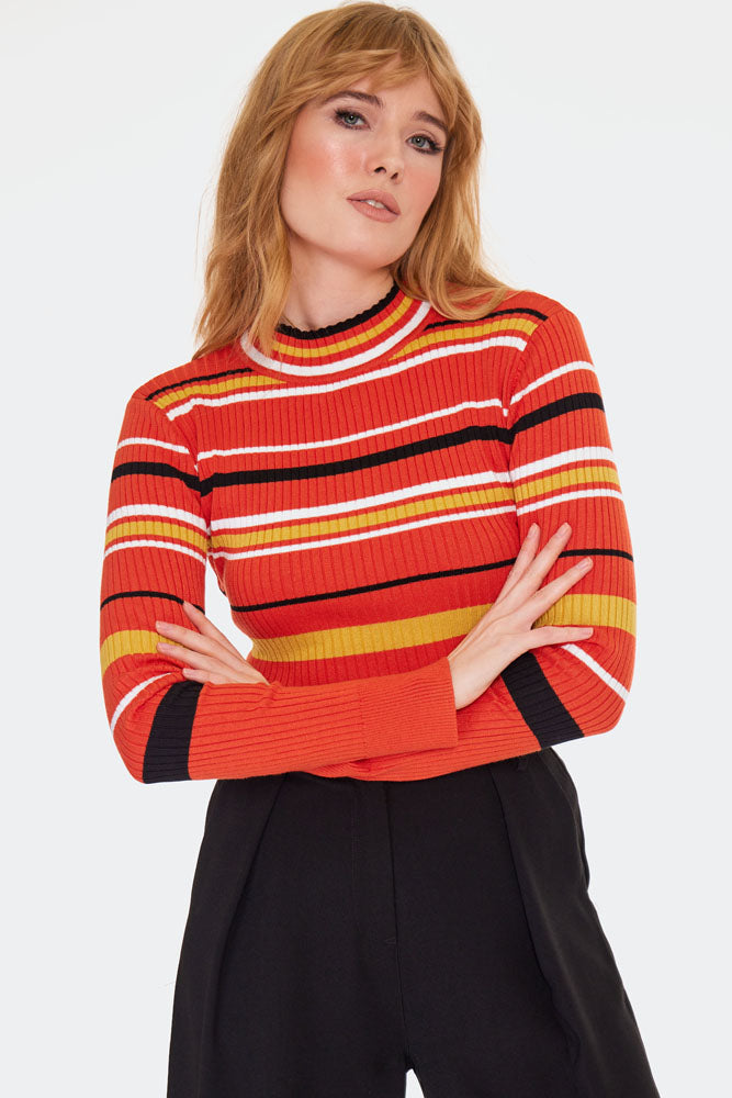 Candy Corn Stripes Sweater