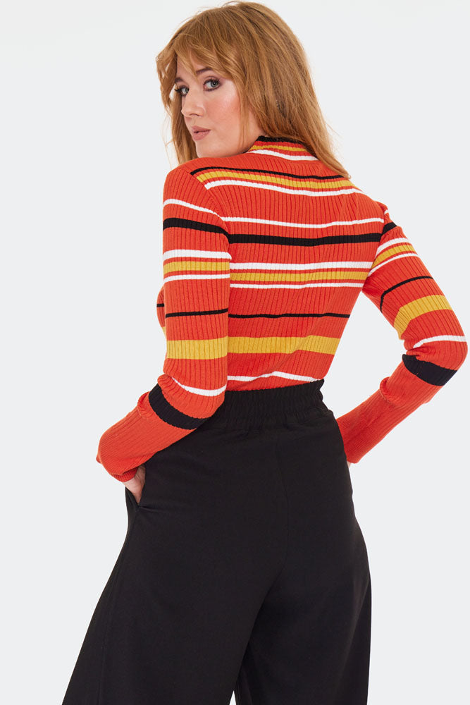 Candy Corn Stripes Sweater