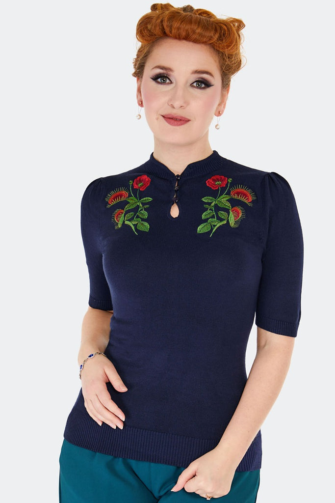 Venus Fly Trap Sweater