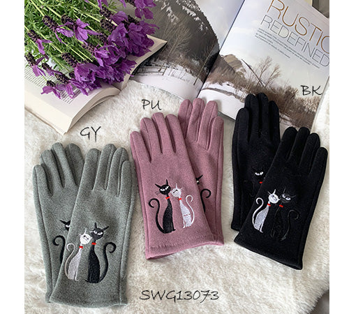 Feline Friends Gloves