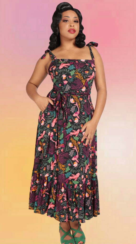 Radiant Reef Tropical Sundress