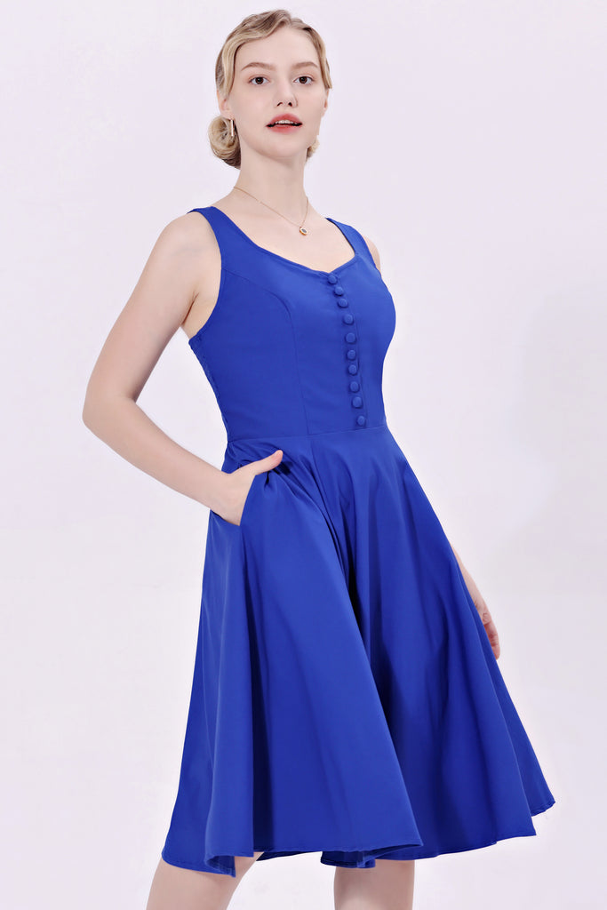 Royal Swing Dress- Only M