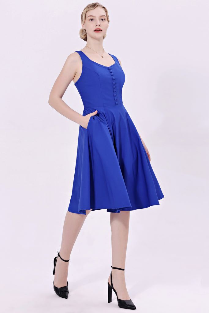 Royal Swing Dress- Only M