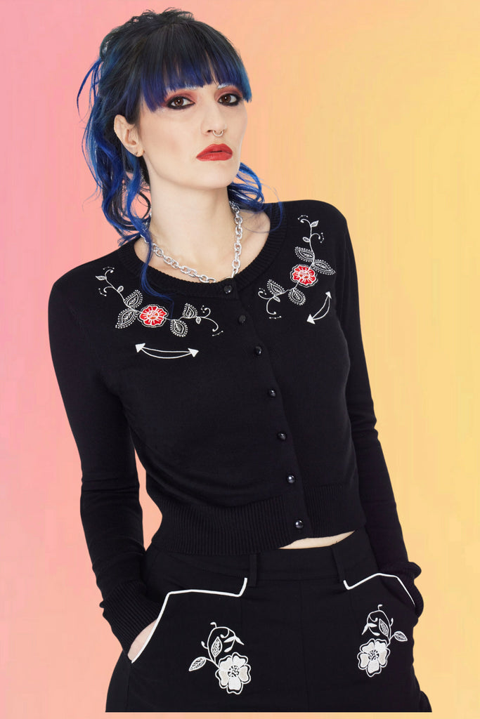 Country Rose Cardigan