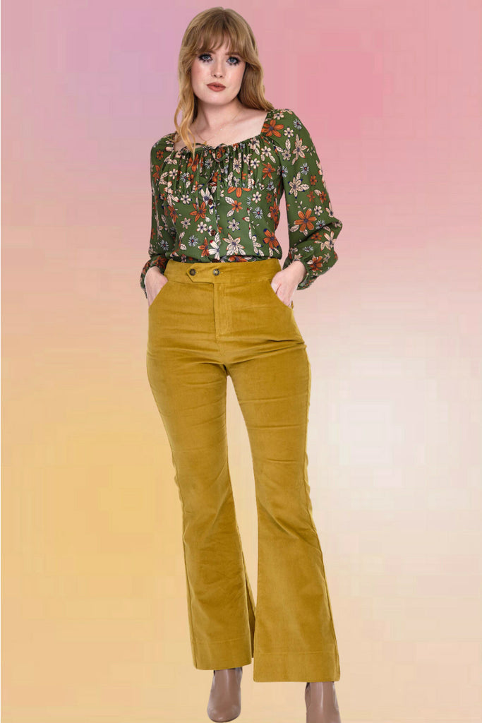 70's Corduroy Flare Pants