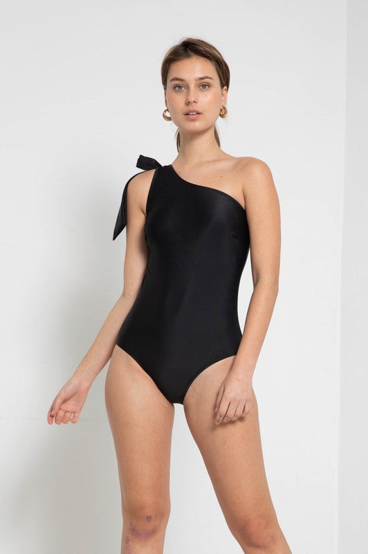 Classic Glam One Shoulder Swimsuit