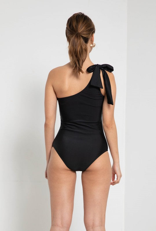 Classic Glam One Shoulder Swimsuit