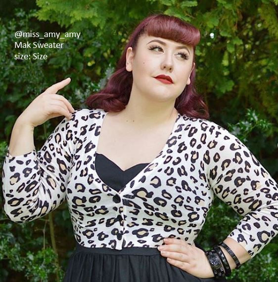 Leopard Cropped Cardigan