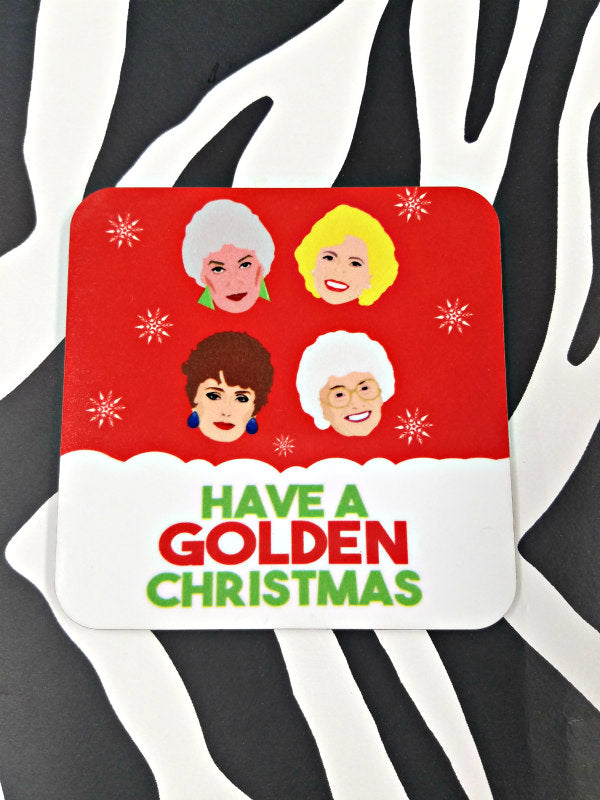 Golden Girls Christmas Coaster