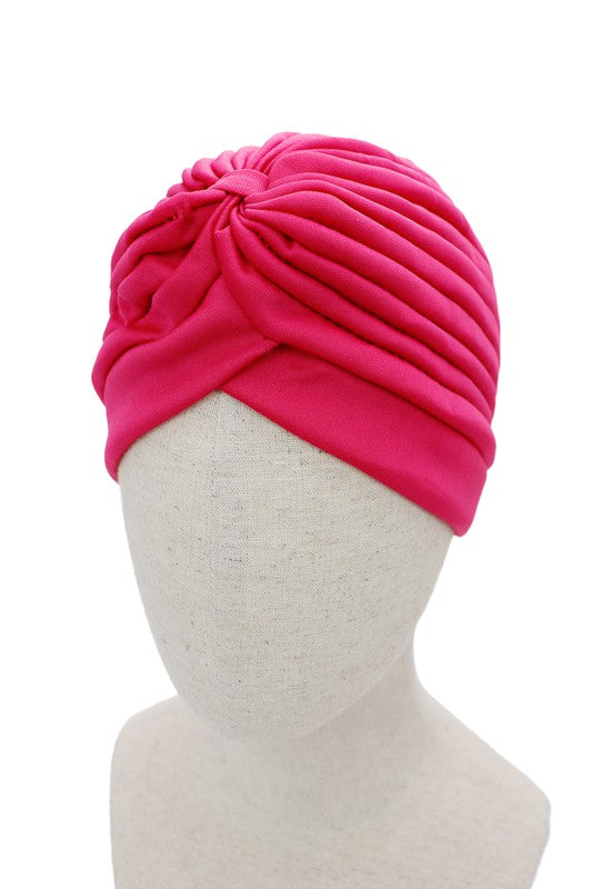 Hot Pink Classic Vintage Style Head Wrap