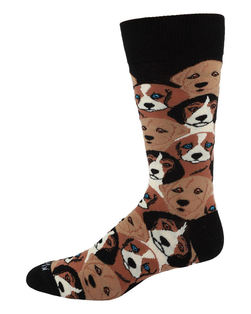 Puppy Men's Bamboo Crew Socks