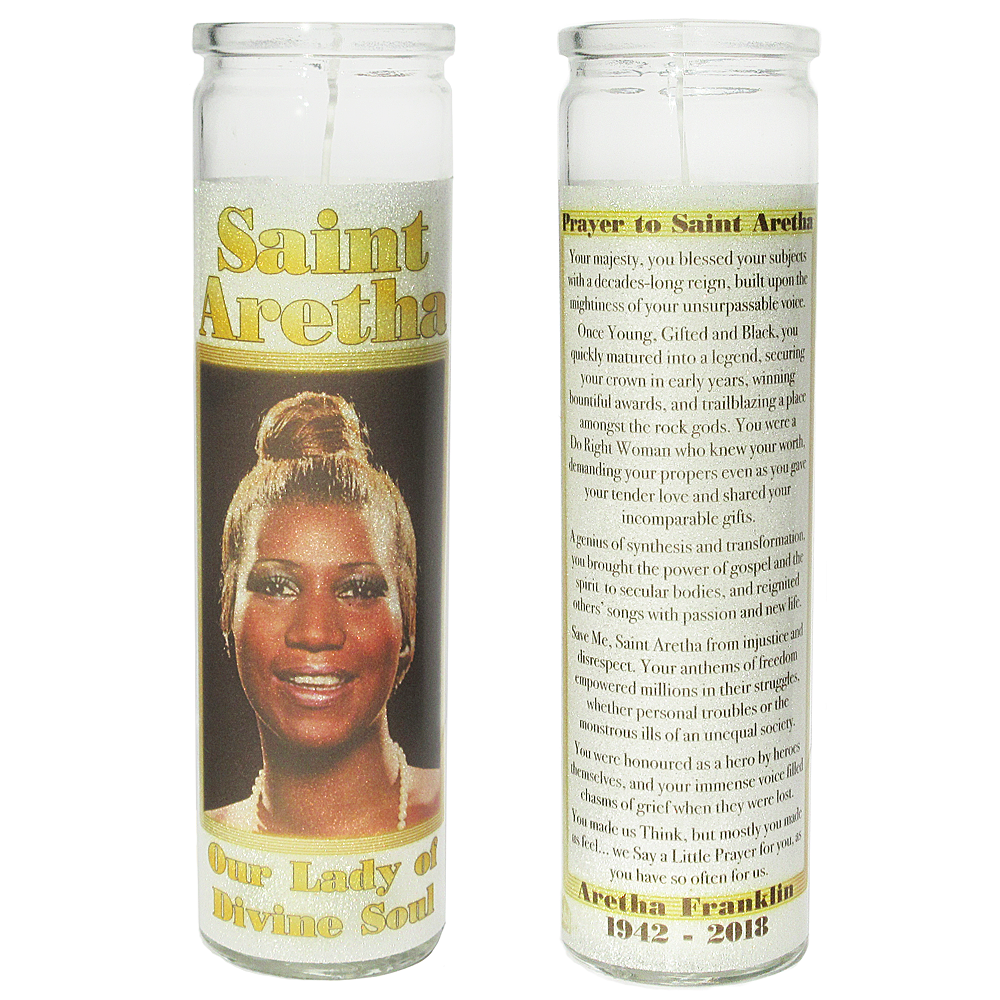 Aretha Pop Prayer Candle