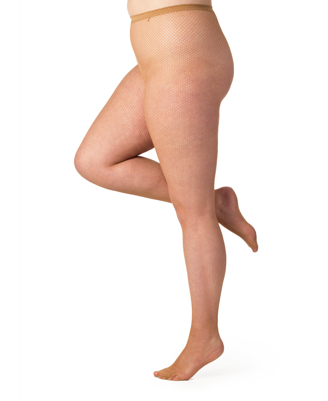 Fishnet Tights: Nude / One Size