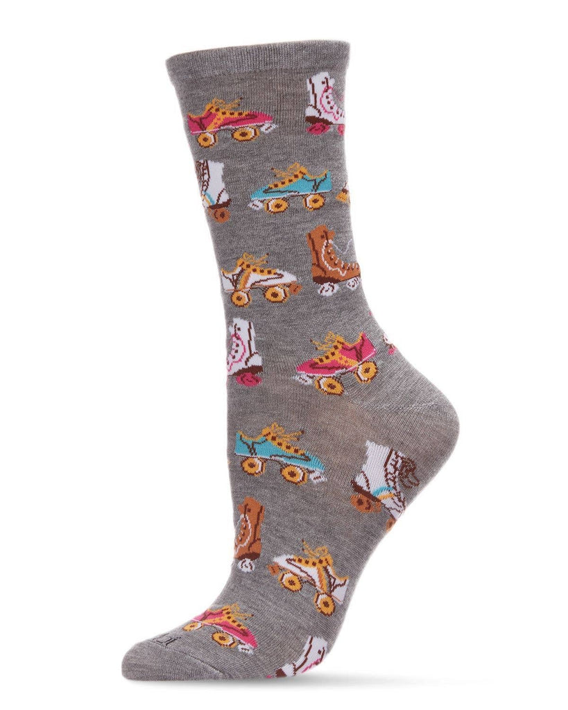 Roller Party Bamboo Crew Socks