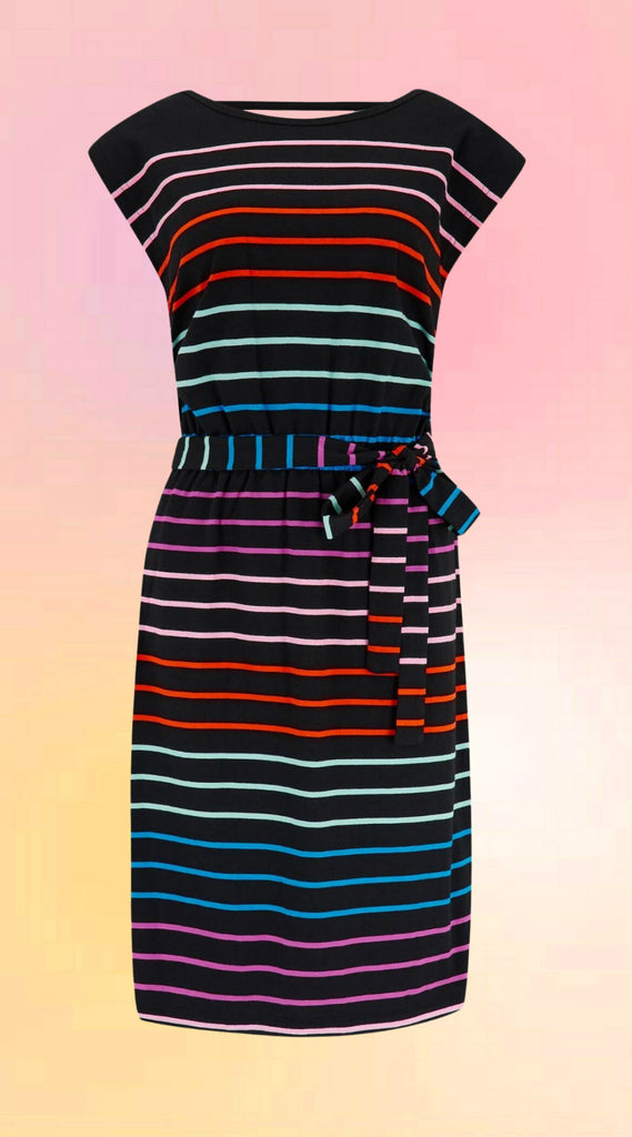 Dark Rainbow Organic Jersey Dress