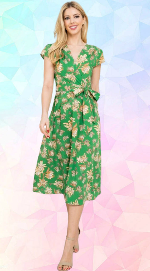 Jade Green Garden Dress