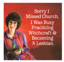 Missed Church Coaster