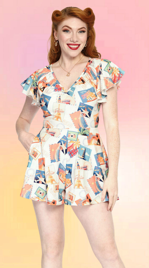 Postcards Playsuit