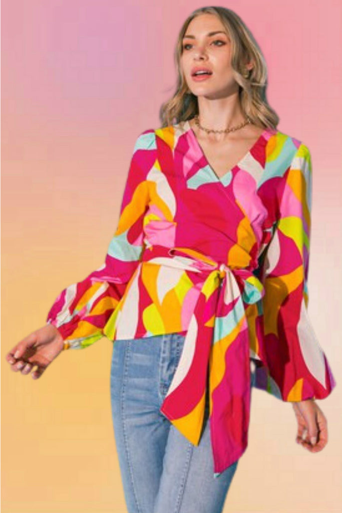 Pucci Peplum Cotton Blouse