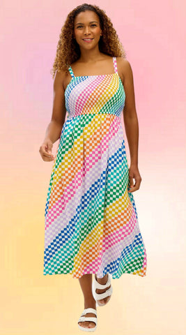 Tropical Carnival Wrap Dress