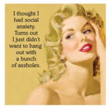 Social Anxiety Coaster