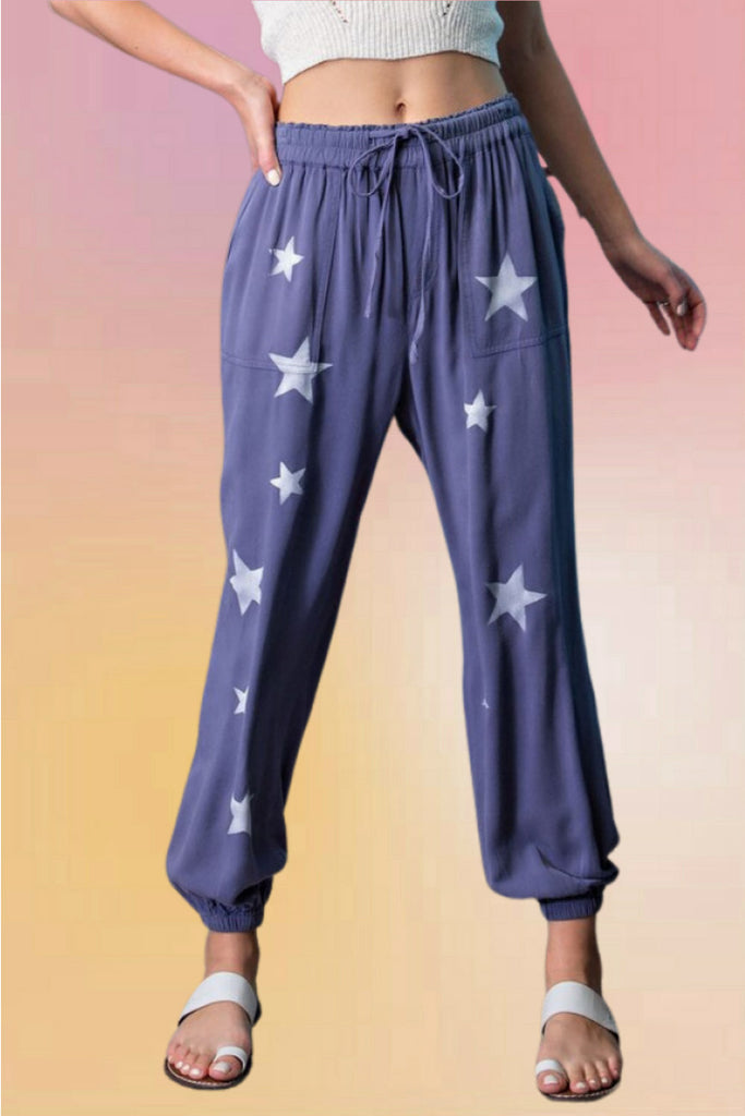 Light Weight Star Joggers