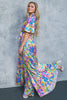 Pucci-esque Pleated Jumpsuit