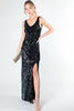 Stretch Sequin Maxi Dress