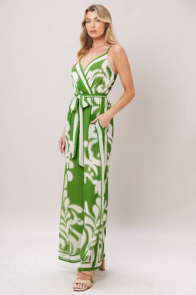 Fresh Summer Greens Jumpsuit