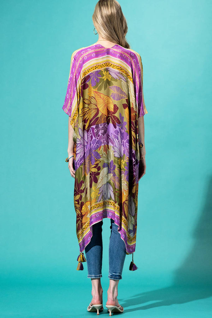 Safari Kimono: Amethyst Grove