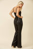 Velvet Sequin Rockstar Jumpsuit
