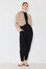 Rib Pleated Bolero: Beige