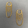 Chain Fringe 18K Gold Plated Earrings