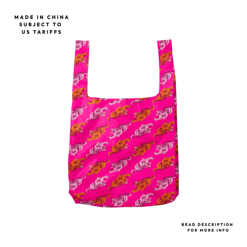 Tiger Foldable Nylon Tote