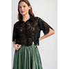 Scalloped Lace Blouse