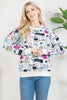 Colorful Cats Fleece Sweatshirt