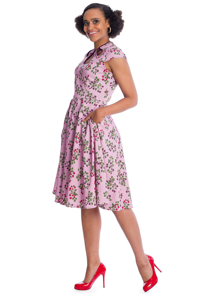 Lilac Summer Berry Dress