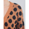 Polka Dot Open Front Cardigan