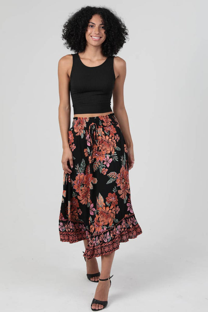 Palermo Angeled Hem Skirt