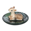 Green Fawn Ceramic Trinket Dish