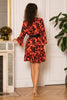 Coral Floral Mini Dress