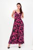 Black Blossoms Flowy Jumpsuit